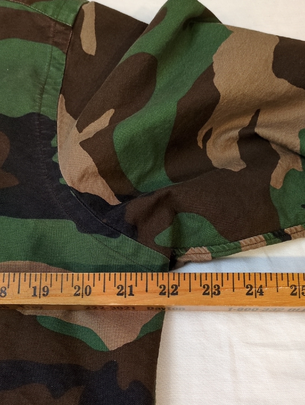 Ralph Lauren Camo Button Down LS Shirt Medium - Picture 9 of 13